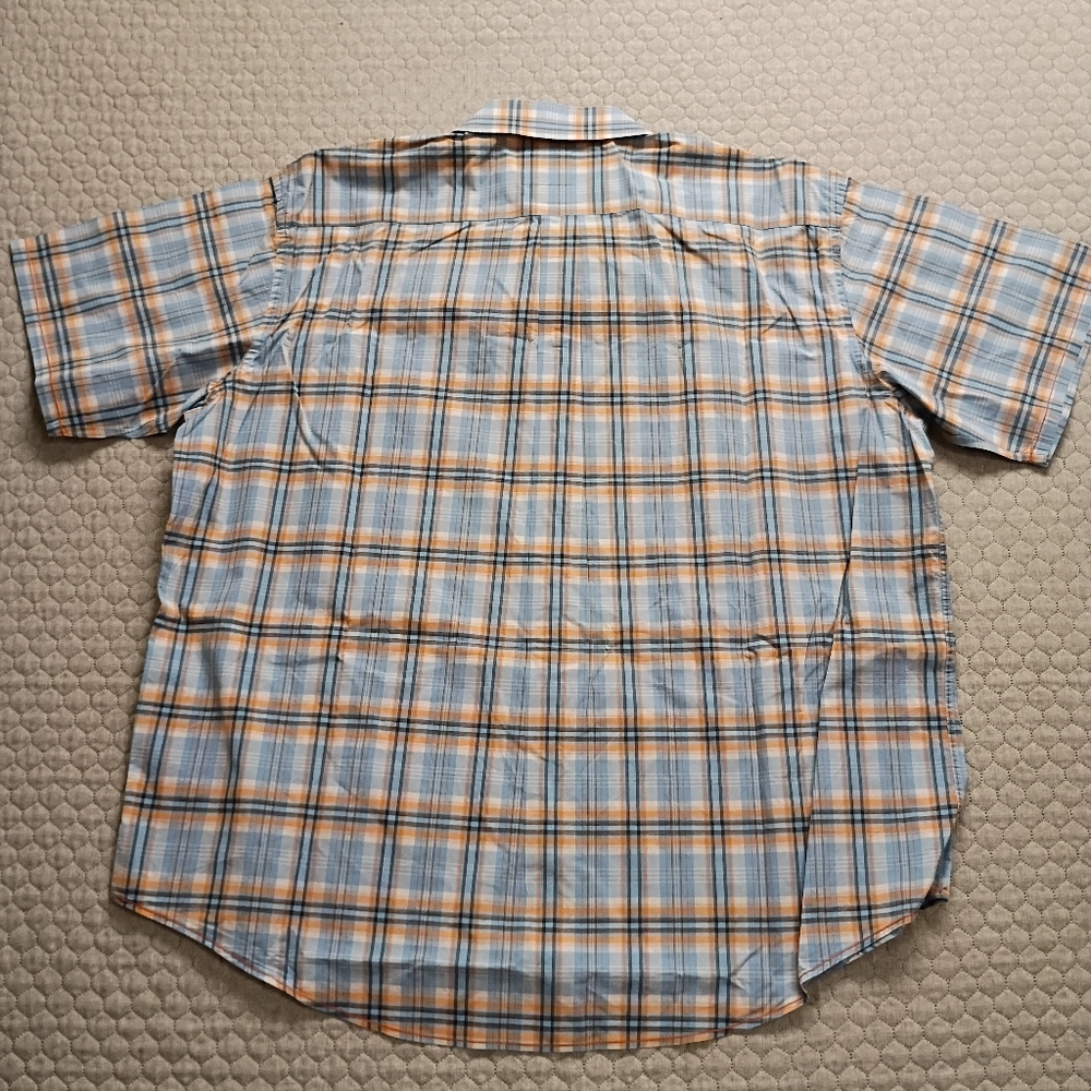 Panhandle Rough stock Men's 2XL Relaxed Button Up Shirt Short Sleeve - Picture 9 of 9